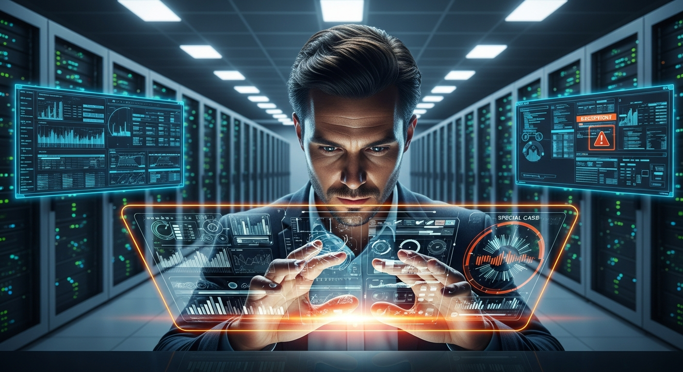The Role of Exception Handling in Human-AI Workflows